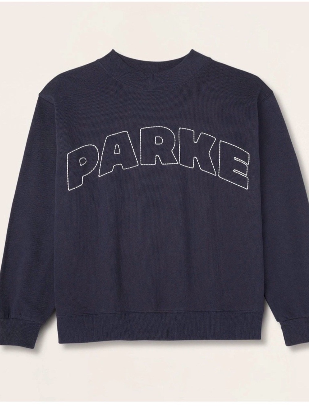 Parke x Target Mockneck Pullover Navy S/M in Hand NEW